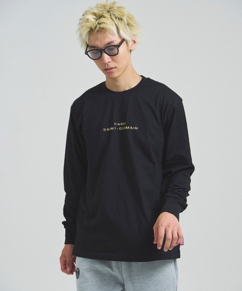 PARIS SAINT-GERMAIN(パリサンジェルマン)の「PSG_メタリックロゴ-LSTEE(Tシャツ/カットソー・メンズ・ホワイト/ブラック・L/XL/M)」の22枚目の写真