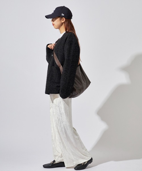 MILLER(ミラー)の「R.P.miller/ミラー Velor Prib PT ベロア生地 フレアパンツ(その他パンツ・レディース・ネイビー/アイボリー・FREE)」の9枚目の写真