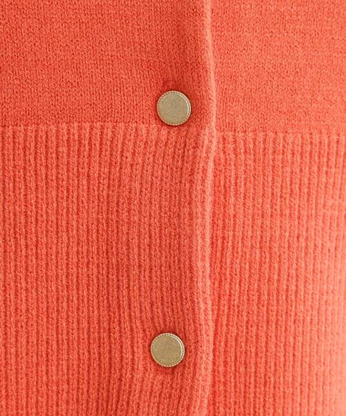 grove(グローブ)の「【毛玉軽減/洗える】編地切替カーディガン(カーディガン/ボレロ・レディース・ブラック/カーキ/オフホワイト/ライトグレー系9/オレンジ・02/03/01/04/05)」の22枚目の写真