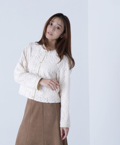 セール】◇起毛レースブルゾン（ブルゾン）｜NATURAL BEAUTY BASIC
