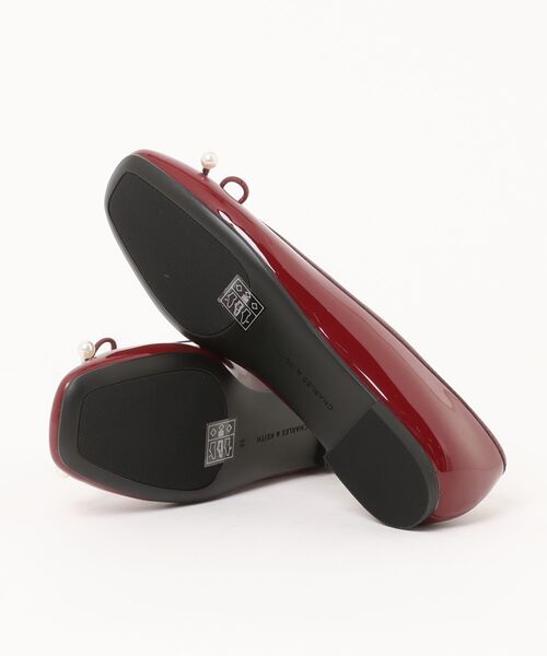 CHARLES & KEITH(チャールズ & キース)の「Barbara バーバラ パールエンベリシュッドボウバレエフラット(バレエシューズ・レディース・レッド/ブラック系その他6/マルチ・22.5cm/23cm/23.5cm/24.5cm/25cm/25.5cm)」の7枚目の写真