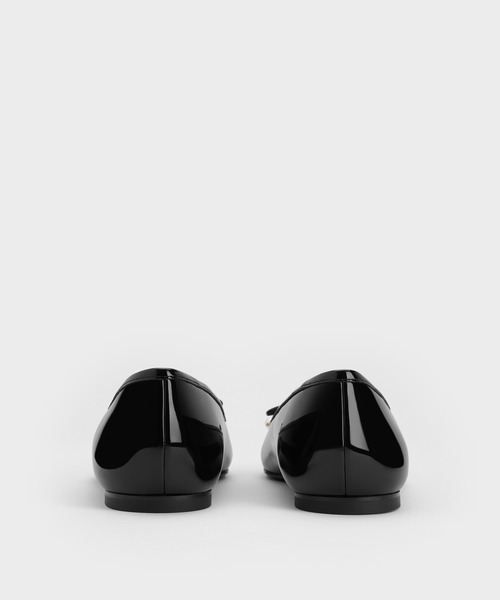 CHARLES & KEITH(チャールズ & キース)の「Barbara バーバラ パールエンベリシュッドボウバレエフラット(バレエシューズ・レディース・レッド/ブラック系その他6/マルチ・22.5cm/23cm/23.5cm/24.5cm/25cm/25.5cm)」の12枚目の写真