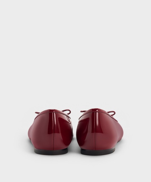 CHARLES & KEITH(チャールズ & キース)の「Barbara バーバラ パールエンベリシュッドボウバレエフラット(バレエシューズ・レディース・レッド/ブラック系その他6/マルチ・22.5cm/23cm/23.5cm/24.5cm/25cm/25.5cm)」の16枚目の写真