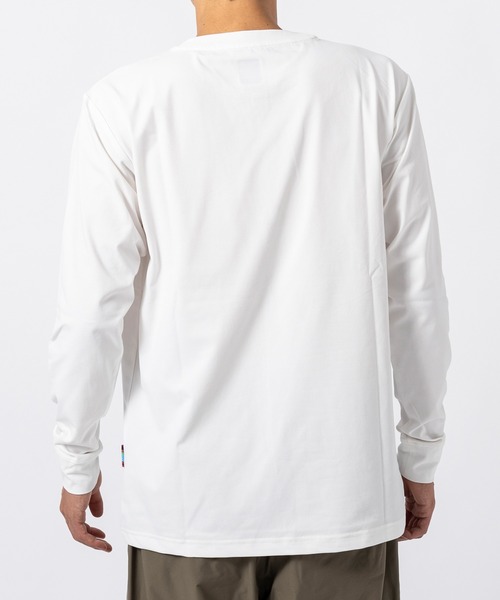 phenix outdoor(フェニックスアウトドア)の「phenix outdoor(フェニックスアウトドア)フロントロゴ ベーシック ロングスリーブTシャツ(Tシャツ/カットソー・メンズ・オフホワイト/カーキ/チャコール・S/M/L/XL)」の6枚目の写真