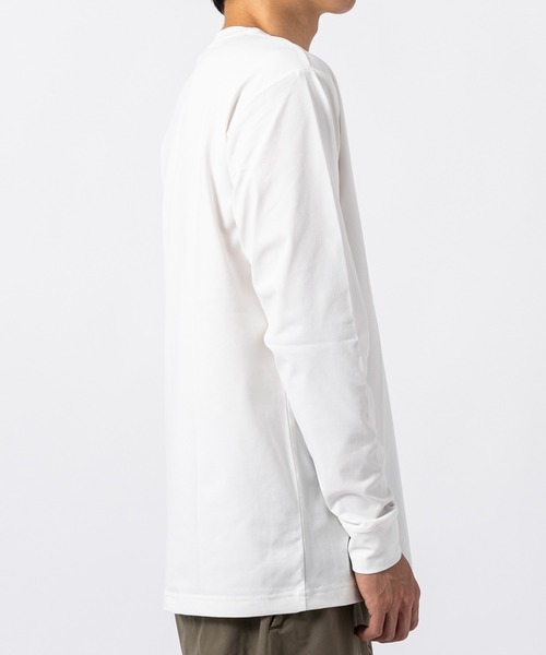 phenix outdoor(フェニックスアウトドア)の「phenix outdoor(フェニックスアウトドア)フロントロゴ ベーシック ロングスリーブTシャツ(Tシャツ/カットソー・メンズ・オフホワイト/カーキ/チャコール・S/M/L/XL)」の8枚目の写真