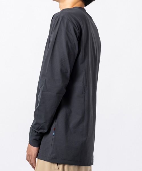 phenix outdoor(フェニックスアウトドア)の「phenix outdoor(フェニックスアウトドア)フロントロゴ ベーシック ロングスリーブTシャツ(Tシャツ/カットソー・メンズ・オフホワイト/カーキ/チャコール・S/M/L/XL)」の10枚目の写真