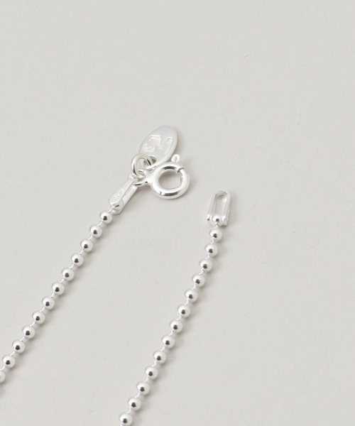 JOURNAL STANDARD(ジャーナルスタンダード)の「【WOLF CIRCUS /ウルフサーカス】 DOG NECKLACE(SILVER BEAD CHA(ネックレス・レディース・シルバー・FREE)」の2枚目の写真