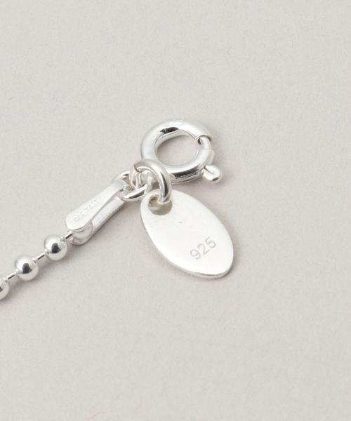 JOURNAL STANDARD(ジャーナルスタンダード)の「【WOLF CIRCUS /ウルフサーカス】 DOG NECKLACE(SILVER BEAD CHA(ネックレス・レディース・シルバー・FREE)」の4枚目の写真