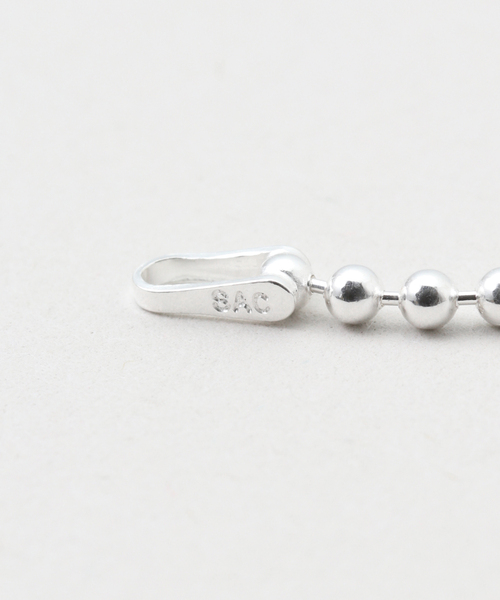 JOURNAL STANDARD(ジャーナルスタンダード)の「【WOLF CIRCUS /ウルフサーカス】 DOG NECKLACE(SILVER BEAD CHA(ネックレス・レディース・シルバー・FREE)」の7枚目の写真