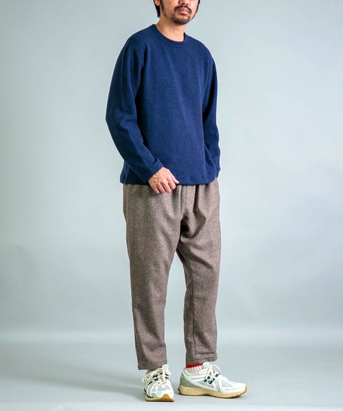 BASISBROEK（バシスブルック）の「[BASISBROEK ] BRAVO / カシミヤウールイージーパンツ（その他パンツ・メンズ・ベージュ・2）」の9枚目の写真