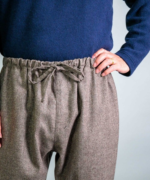 BASISBROEK（バシスブルック）の「[BASISBROEK ] BRAVO / カシミヤウールイージーパンツ（その他パンツ・メンズ・ベージュ・2）」の8枚目の写真