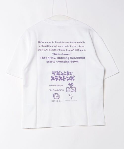CELENA BEATS(セレナビーツ)の「「デビューまでスラストンズ」 ロゴデザイン オリジナルTシャツ(Tシャツ/カットソー・メンズ・ブラック系その他/ホワイト系その他/ホワイト/ブラック・L/M/S)」の5枚目の写真