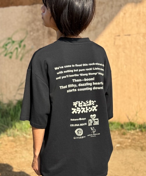 CELENA BEATS(セレナビーツ)の「「デビューまでスラストンズ」 ロゴデザイン オリジナルTシャツ(Tシャツ/カットソー・メンズ・ブラック系その他/ホワイト系その他/ホワイト/ブラック・L/M/S)」の22枚目の写真