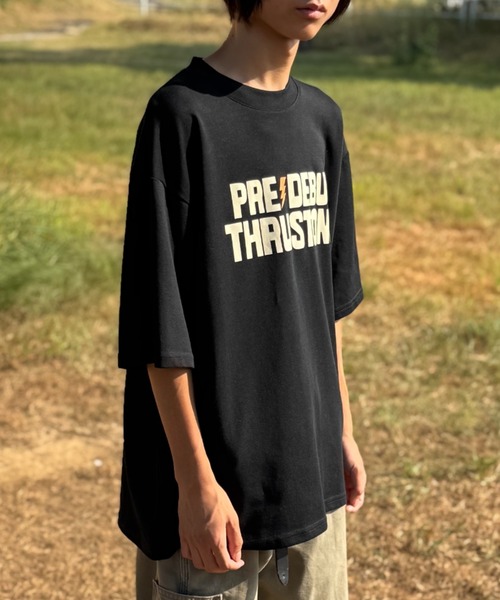 CELENA BEATS(セレナビーツ)の「「デビューまでスラストンズ」 ロゴデザイン オリジナルTシャツ(Tシャツ/カットソー・メンズ・ブラック系その他/ホワイト系その他/ホワイト/ブラック・L/M/S)」の17枚目の写真