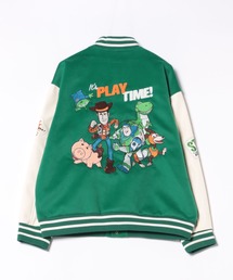 PIXAR(ピクサー)の【 DisneyPixar 】 トイ・ストーリー イッツプレイタイム バーシティジャケット  (L/3L)(スタジャン)