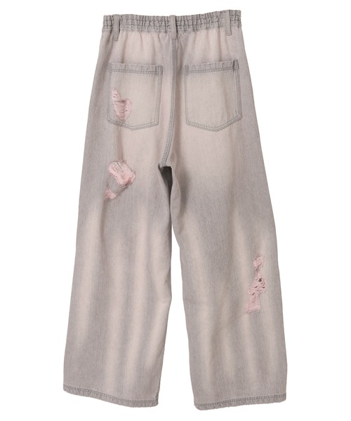 Candy Stripper（キャンディストリッパー）の「BIJOU DAMAGE DENIM パンツ（デニムパンツ・レディース・ブラック/ブラック系その他・FREE）」の14枚目の写真