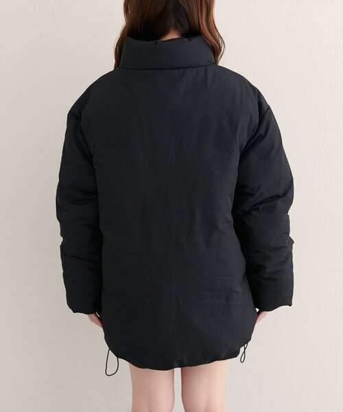 natural couture（ナチュラルクチュール）の「ノンキルト中綿ブルゾン（ブルゾン・レディース・ブラウン/アイボリー/グレイッシュベージュ/ブラック・FREE）」の14枚目の写真