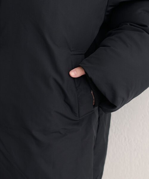 natural couture（ナチュラルクチュール）の「ノンキルト中綿ブルゾン（ブルゾン・レディース・ブラウン/アイボリー/グレイッシュベージュ/ブラック・FREE）」の16枚目の写真