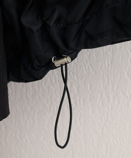 natural couture（ナチュラルクチュール）の「ノンキルト中綿ブルゾン（ブルゾン・レディース・ブラウン/アイボリー/グレイッシュベージュ/ブラック・FREE）」の22枚目の写真