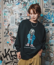 SIDEWAY STANCE（サイドウェイスタンス）の「【SIDEWAY STANCE】バリエーション プリント スウェット トレーナー（スウェット）」