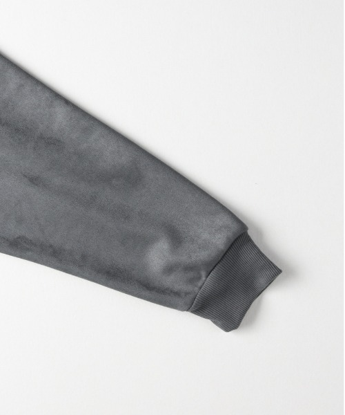 BACK NUMBER（バックナンバー）の「【BACK NUMBER】フェイクスエードハーフZIPトレーナー(ゆったり/シルエット/カジュアル）（スウェット・メンズ・オフホワイト/ライトグレー/ブラック/シルバー・M/L/XL）」の11枚目の写真