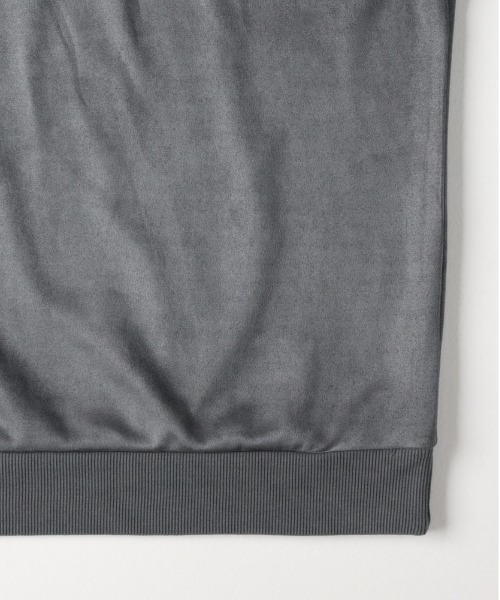 BACK NUMBER（バックナンバー）の「【BACK NUMBER】フェイクスエードハーフZIPトレーナー(ゆったり/シルエット/カジュアル）（スウェット・メンズ・オフホワイト/ライトグレー/ブラック/シルバー・M/L/XL）」の14枚目の写真