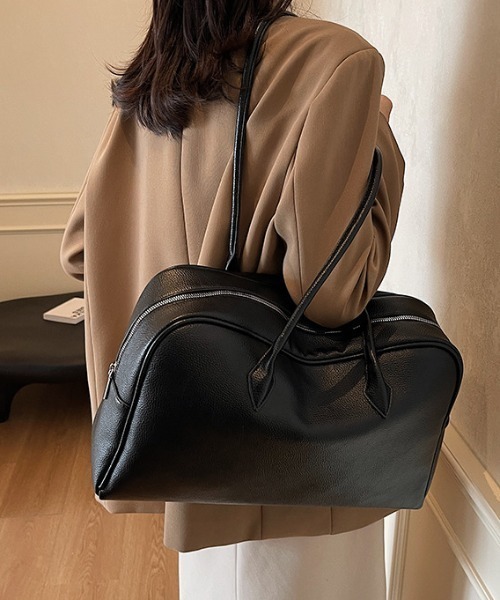 gossip!ロサンゼルス(ゴシップロサンゼルス)の「PUボストンバッグ(ハンドバッグ・レディース・ブラウン/キャメル/ブラック・FREE)」の9枚目の写真