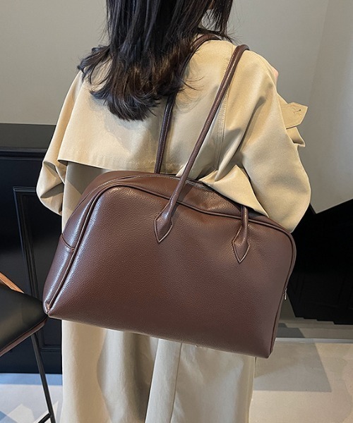 gossip!ロサンゼルス(ゴシップロサンゼルス)の「PUボストンバッグ(ハンドバッグ・レディース・ブラウン/キャメル/ブラック・FREE)」の15枚目の写真