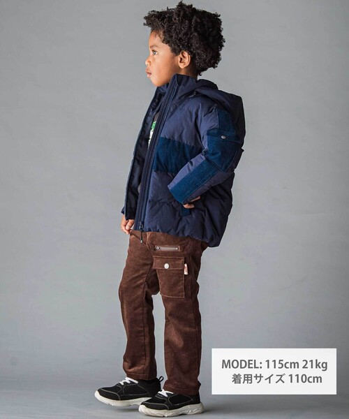 WASK(ワスク)の「ファスナーポケットパンツ(110~160cm)(その他パンツ・キッズ・ブルー/ブラウン・140cm/150cm/160cm/120cm/130cm)」の3枚目の写真