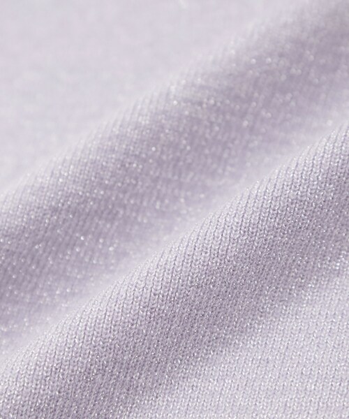 DRESKIP（ドレスキップ）の「【S-LL】お袖タックが女性らしさをプラス 華やかラメニット（ニット/セーター・レディース・ゴールド/ネイビー/パープル/シルバー・02/01/04/03）」の8枚目の写真