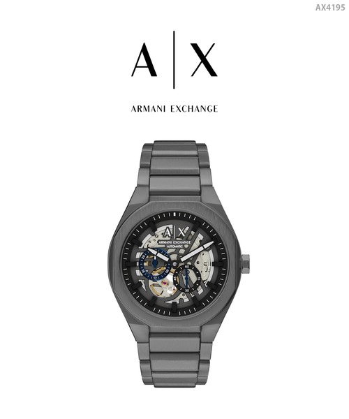 ARMANI EXCHANGE（アルマーニエクスチェンジ）の「アルマーニ・エクスチェンジ 腕時計 メンズ アナログ ステンレス AX4195（アナログ腕時計・メンズ・チャコールグレー・FREE）」の9枚目の写真