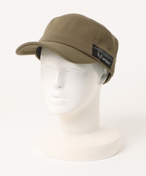 AVIREX（アヴィレックス）の「【RES】【AVIREX】SWEAT WORK CAP（キャップ・メンズ・オリーブ・FREE）」の3枚目の写真