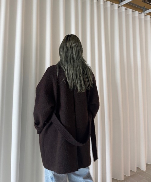 【新品】アメリ OVER MIDI COAT Ameri VINTAGE Ameri（アメリ）の「BI COLOR OVER MIDI COAT（ピーコート）」 - WEAR