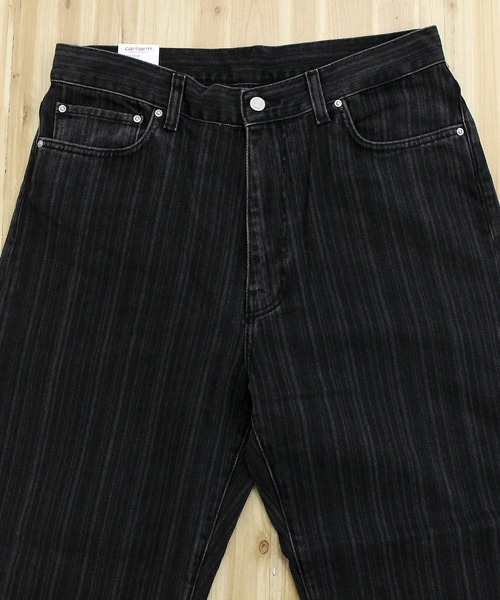 Carhartt WIP（カーハートダブリューアイピー）の「WIP ライランパンツ ストレートデニムパンツ Rylan Pant（デニムパンツ・メンズ・ブラック・34/32/30）」の4枚目の写真