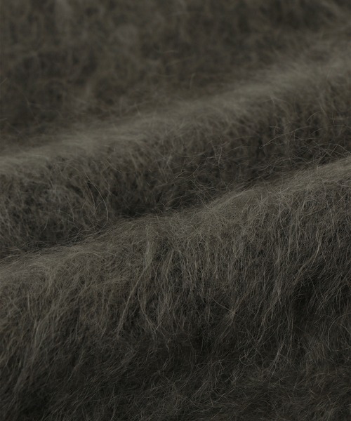 ADAM ET ROPE'(アダムエロペ)の「ブラッシュカシミヤVネックカーディガン(カーディガン/ボレロ・レディース・グリーン系その他3/ダークブラウン・FREE)」の21枚目の写真