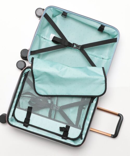 SAC'S BARJean(サックスバージーン)の「【DORAEMON/ドラえもん】 トラベルポーチ3点セット付きキャリーケース 37L(41L)(スーツケース/キャリーバッグ・レディース・ブルー・FREE)」の2枚目の写真