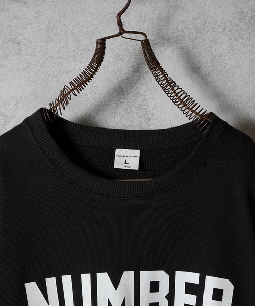 NUMBER (N)INE（ナンバーナイン）の「NUMBER NINERS PRINTED CLASSIC CREWNECK SWEATSHIRT / ナンバー ナイナーズ ロゴプリント クラシック クルーネック スウェットシャツ（スウェット・メンズ・ブラック/トップグレー・M/L/XL）」の18枚目の写真