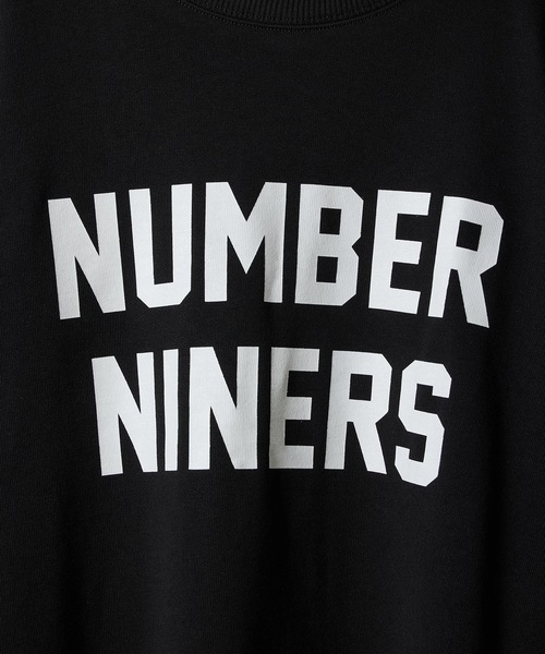NUMBER (N)INE（ナンバーナイン）の「NUMBER NINERS PRINTED CLASSIC CREWNECK SWEATSHIRT / ナンバー ナイナーズ ロゴプリント クラシック クルーネック スウェットシャツ（スウェット・メンズ・ブラック/トップグレー・M/L/XL）」の17枚目の写真