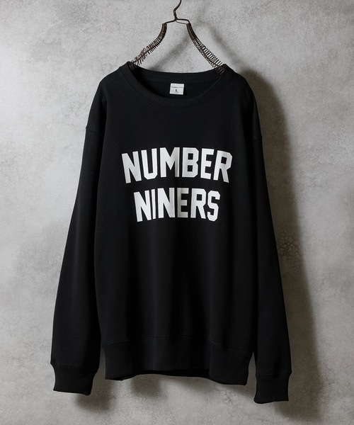 NUMBER (N)INE（ナンバーナイン）の「NUMBER NINERS PRINTED CLASSIC CREWNECK SWEATSHIRT / ナンバー ナイナーズ ロゴプリント クラシック クルーネック スウェットシャツ（スウェット・メンズ・ブラック/トップグレー・M/L/XL）」の15枚目の写真