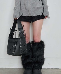 Heart Tattoo（ハートタトゥー）の「lace up shoulder bag / レースアップショルダーバッグ（ハンドバッグ）」