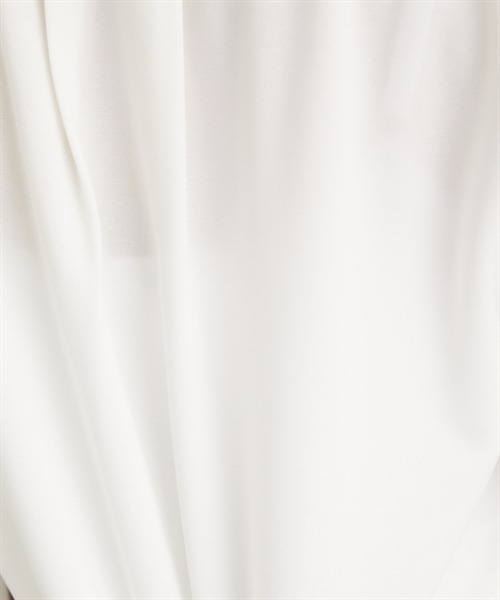 nissen（ニッセン）の「七分袖スタンドカラーカットソーブラウス【ＵＶカット・洗濯機ＯＫ】（シャツ/ブラウス・レディース・オフホワイト/ライトピンク/グレー/ブルー・L/M/3L/LL）」の21枚目の写真