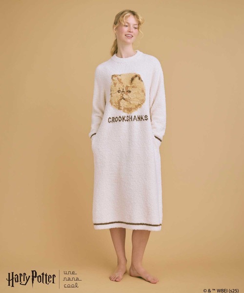 une nana cool(ウンナナクール)の「【ハリー・ポッターコラボ】 Harry Potter × une nana cool ワンピース(ルームワンピース・レディース・クリーム/ピンク・M-L)」の17枚目の写真