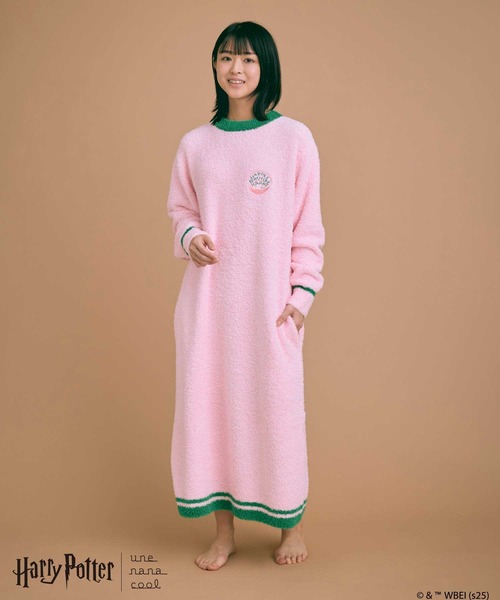 une nana cool(ウンナナクール)の「【ハリー・ポッターコラボ】 Harry Potter × une nana cool ワンピース(ルームワンピース・レディース・クリーム/ピンク・M-L)」の13枚目の写真