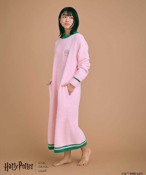une nana cool(ウンナナクール)の「【ハリー・ポッターコラボ】 Harry Potter × une nana cool ワンピース(ルームワンピース・レディース・クリーム/ピンク・M-L)」の14枚目の写真
