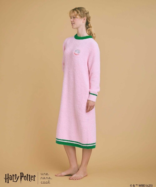 une nana cool(ウンナナクール)の「【ハリー・ポッターコラボ】 Harry Potter × une nana cool ワンピース(ルームワンピース・レディース・クリーム/ピンク・M-L)」の7枚目の写真
