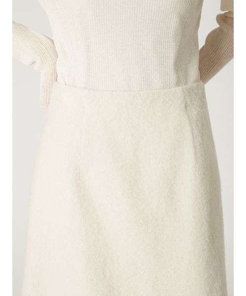 FRAY I.D（フレイアイディー）の「ウールシャギーミニスカート（スカート・レディース・オフホワイト/グレー/ライトブルー・0/1）」の6枚目の写真