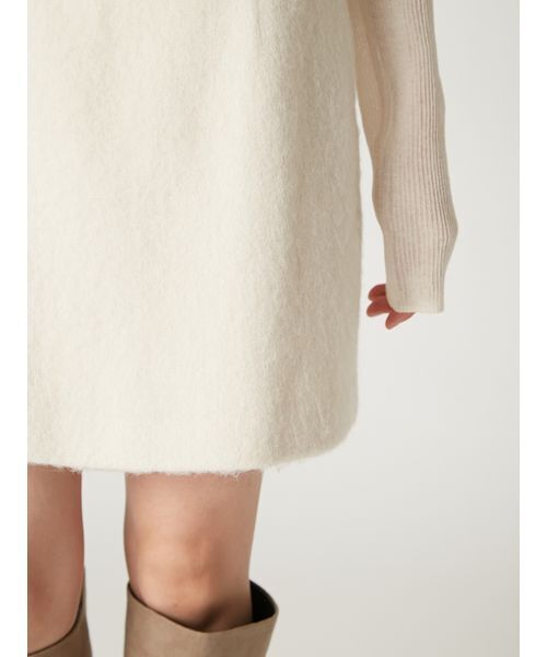 FRAY I.D（フレイアイディー）の「ウールシャギーミニスカート（スカート・レディース・オフホワイト/グレー/ライトブルー・0/1）」の7枚目の写真