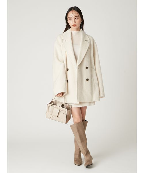 FRAY I.D（フレイアイディー）の「ウールシャギーミニスカート（スカート・レディース・オフホワイト/グレー/ライトブルー・0/1）」の12枚目の写真