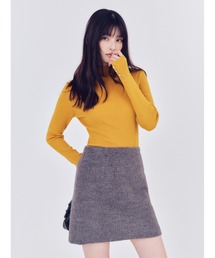 FRAY I.D（フレイアイディー）の「ウールシャギーミニスカート（スカート・レディース）」