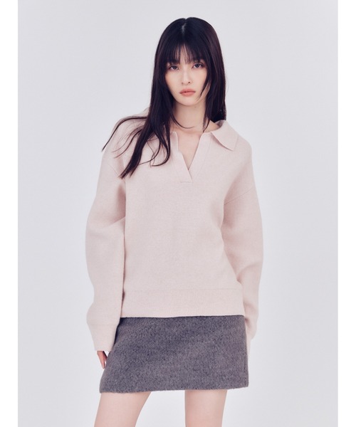 FRAY I.D（フレイアイディー）の「ウールシャギーミニスカート（スカート・レディース・オフホワイト/グレー/ライトブルー・0/1）」の18枚目の写真